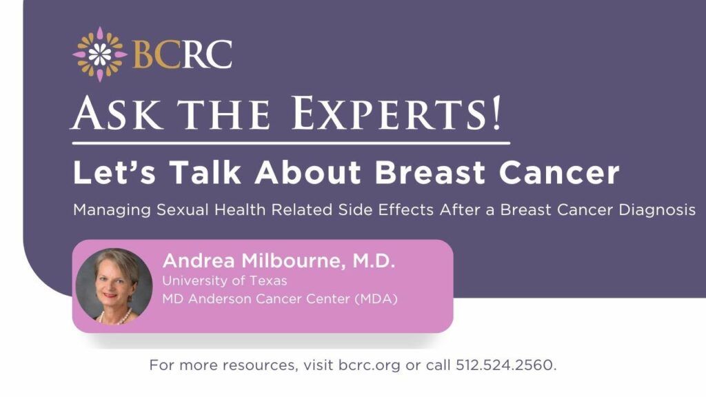 Ask The Experts! Let's Talk About Breast Cancer Managing Sexual Health Related Side Effects - course thumbnail