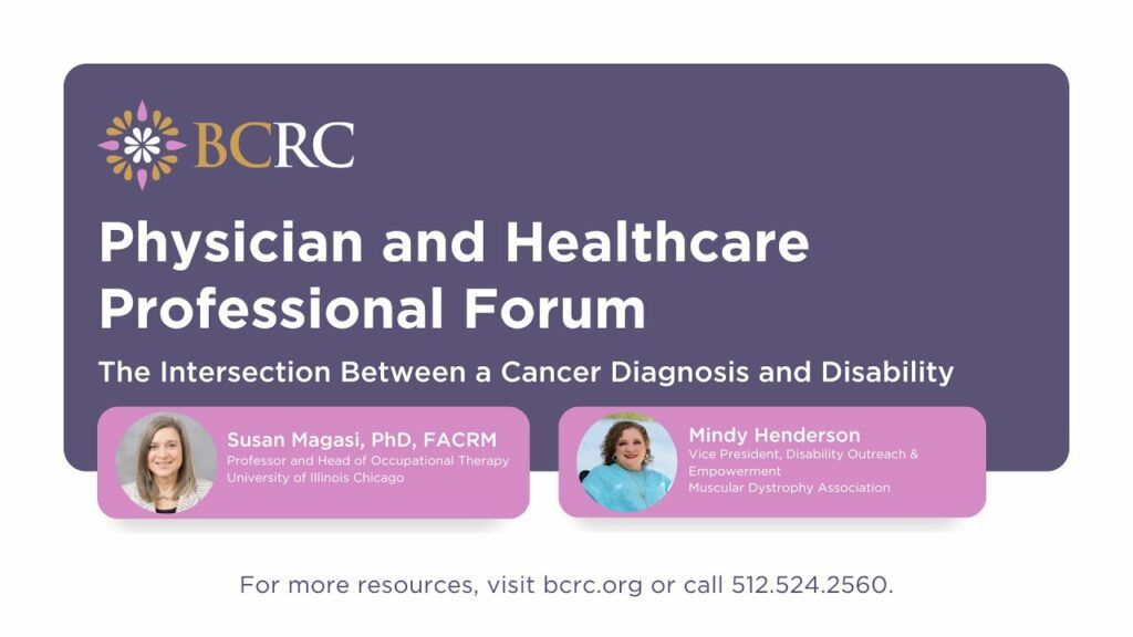 The Intersection Between a Cancer Diagnosis and Disability - course thumbnail